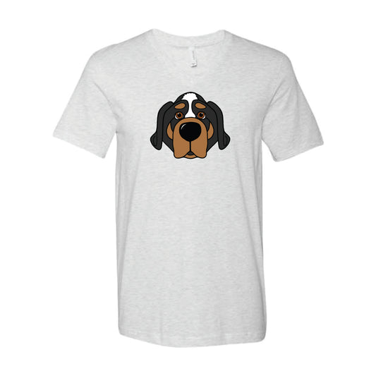 The Smokey Head | Ash V-Neck Tee