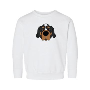 The Smokey Head | Toddler White Sweatshirt
