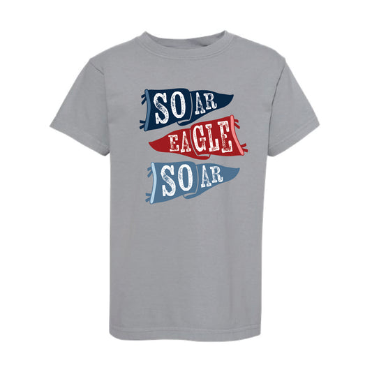 The Soar Eagles Soar Flags | Youth Granite Tee