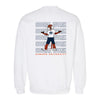 The Social Work Repeat | White Crewneck Sweatshirt