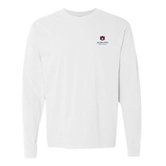 The Social Work Repeat | White Long Sleeve Tee