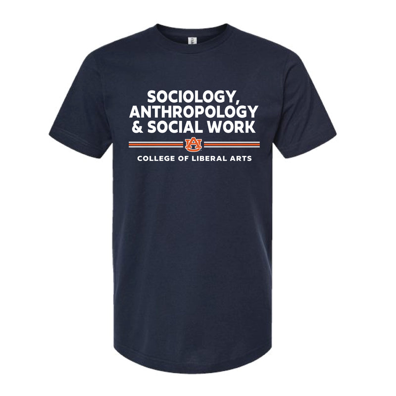 The Sociology, Anthropology & Social Work | Navy Oversized Tee