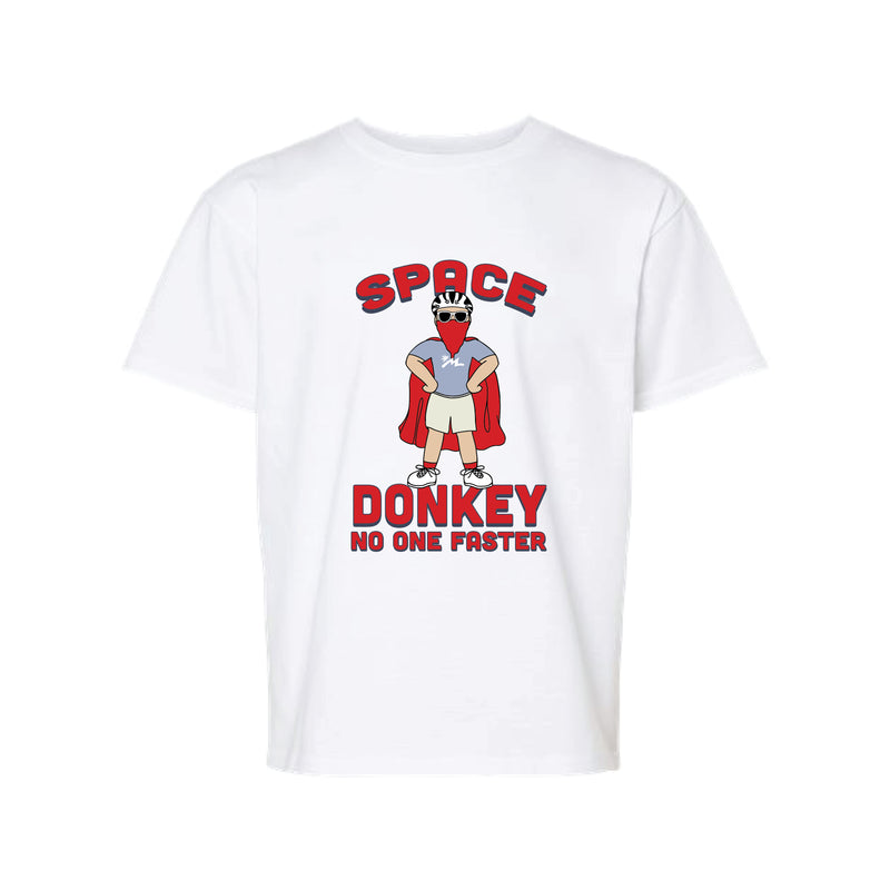 The Space Donkey | White Youth Tee