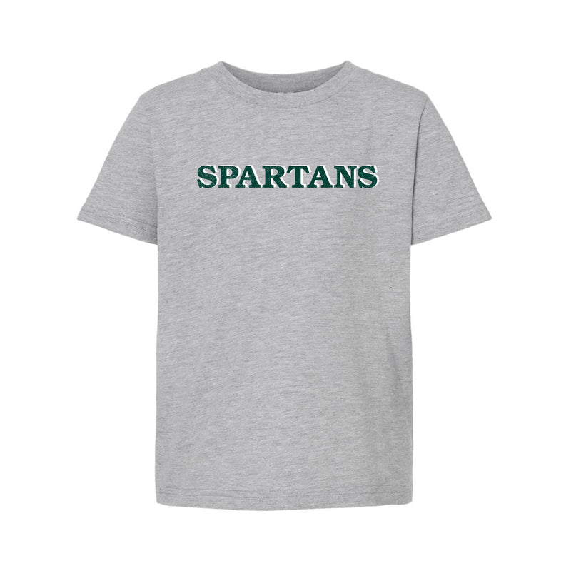 The Spartans Block | Youth Heather Grey Tee