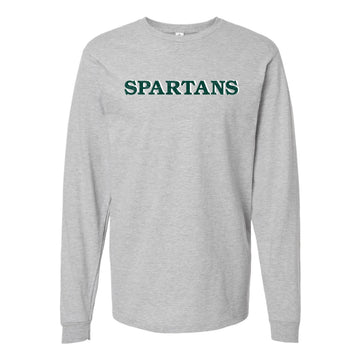 The Spartans Block | Heather Grey Long Sleeve
