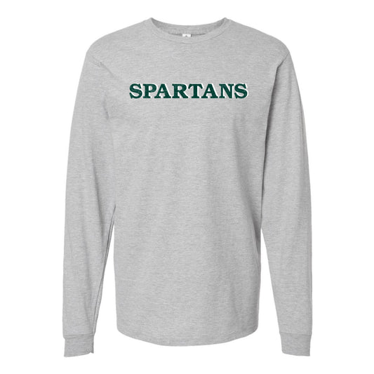 The Spartans Block | Heather Grey Long Sleeve
