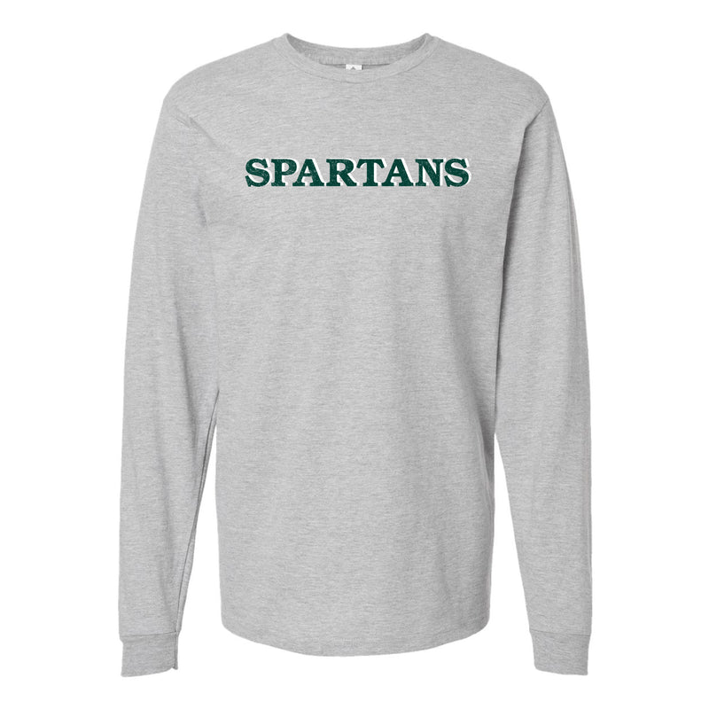 The Spartans Block | Heather Grey Long Sleeve