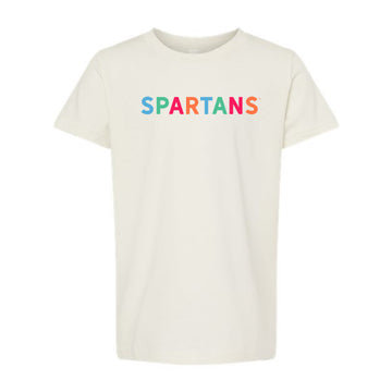 The Spartans Multi | Youth Vintage White Tee