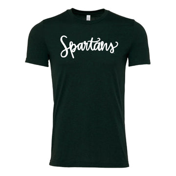 The Spartans Script | Heather Emerald Tee