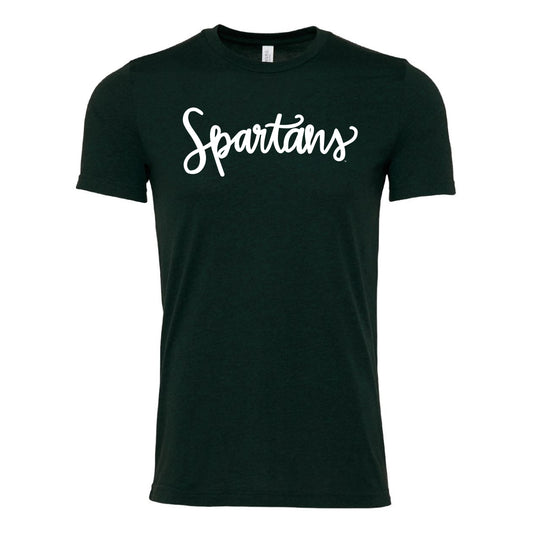 The Spartans Script | Heather Emerald Tee
