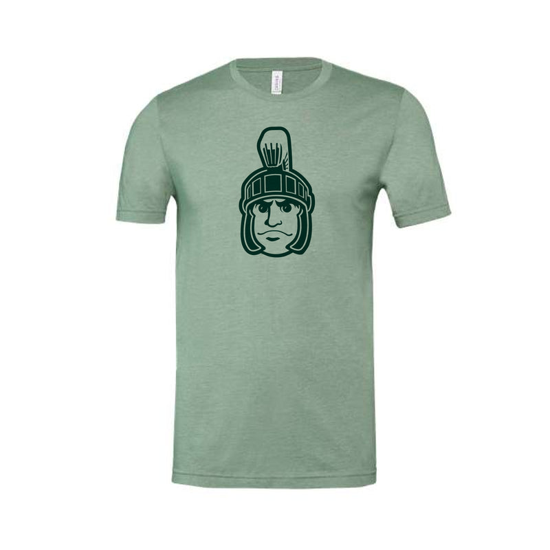 The Sparty Head Outline | Heather Sage Tee