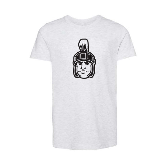 The Sparty Head Outline | Youth Ash Tee