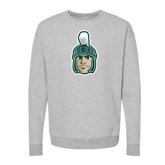 The Sparty Head | Heather Grey Sweatshirt