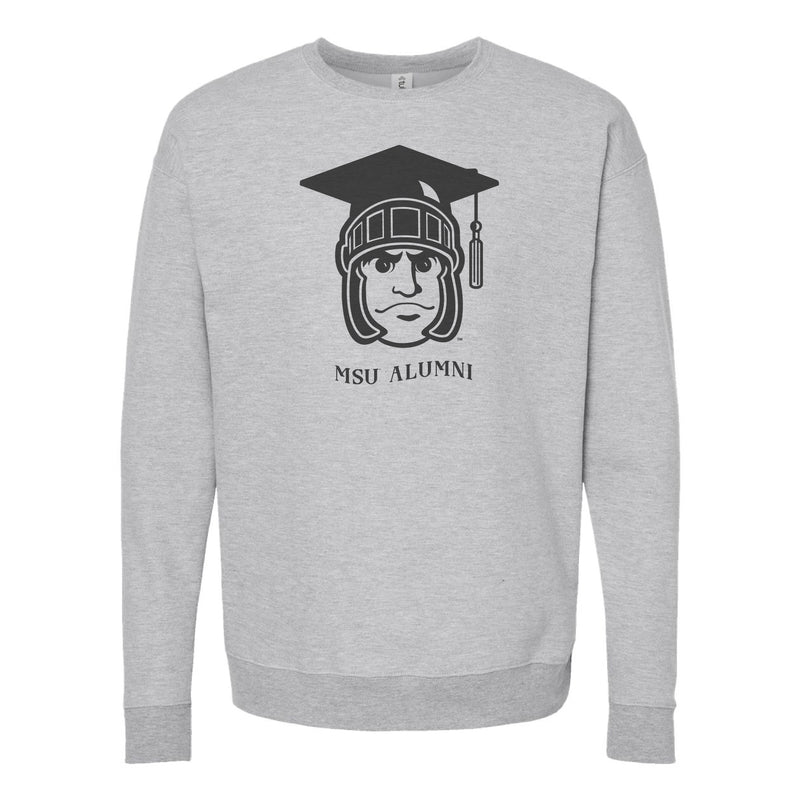 The Sparty Outline Alumni  | Heather Grey Sweatshirt