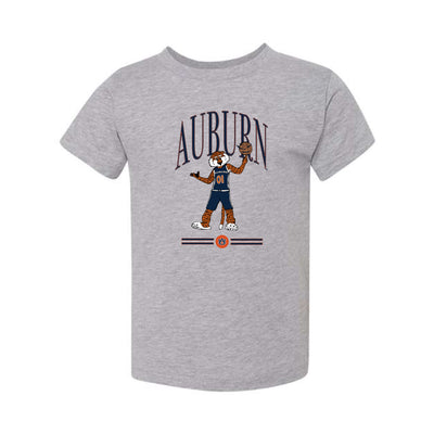 The Spinning Basketball Aubie | Athletic Heather Toddler Tee