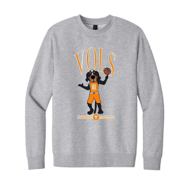 The Spinning Basketball Tennessee | Light Grey Heather Sweatshirt