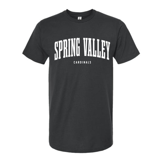 The Spring Valley Arch | Coal Oversized Tee