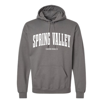 The Spring Valley Arch | Charcoal Hooded Sweatshirt