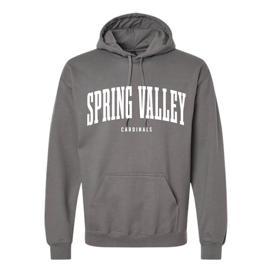 The Spring Valley Arch | Charcoal Hooded Sweatshirt