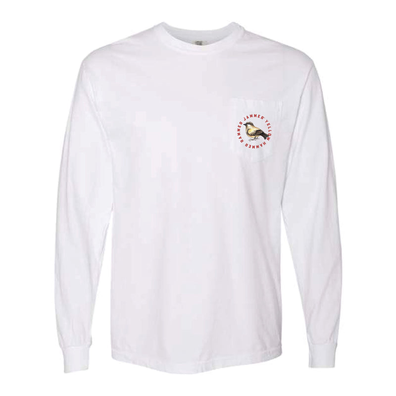 The Yellow Hammer Spirit Circle | White Long Sleeve