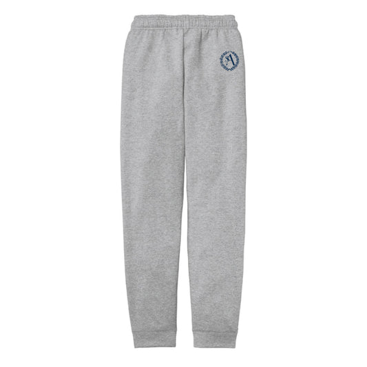 The St. Ann Catholic School Logo | Adult Embroidered Athletic Heather Joggers