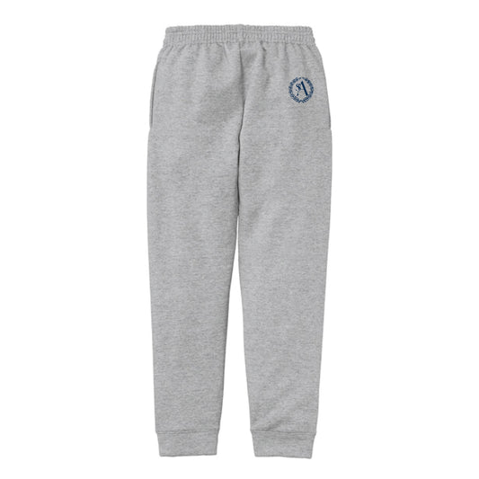 The St. Ann Catholic School Logo | Embroidered Youth Athletic Heather Joggers