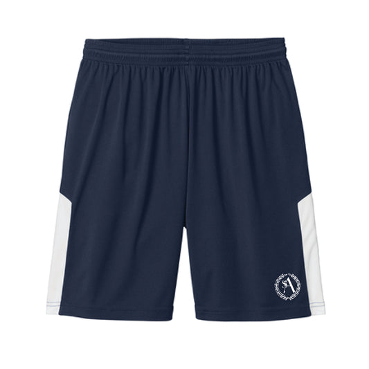 The St. Ann Catholic School Logo | Adult True Navy/ White Shorts