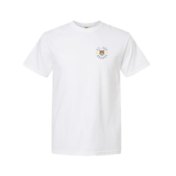 The Saint Ann Circle | Adult White Comfort Colors Tee