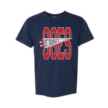 The St. George's Banner | Adult True Navy Tee