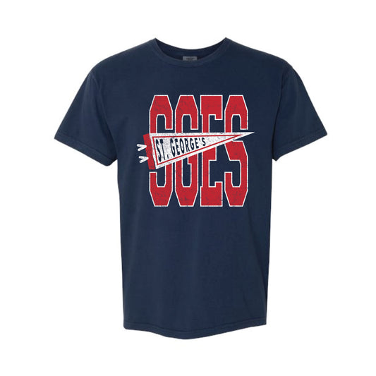 The St. George's Banner | Adult True Navy Tee