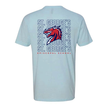 The St. George's Repeat | Adult Ice Blue Tee