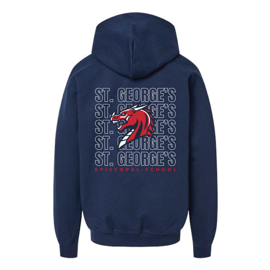 The St. George's Repeat | Youth Navy Blue Hoodie