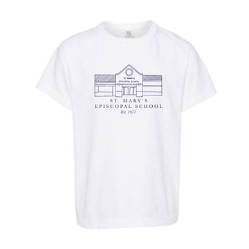 The St. Mary's Building | White Youth Tee