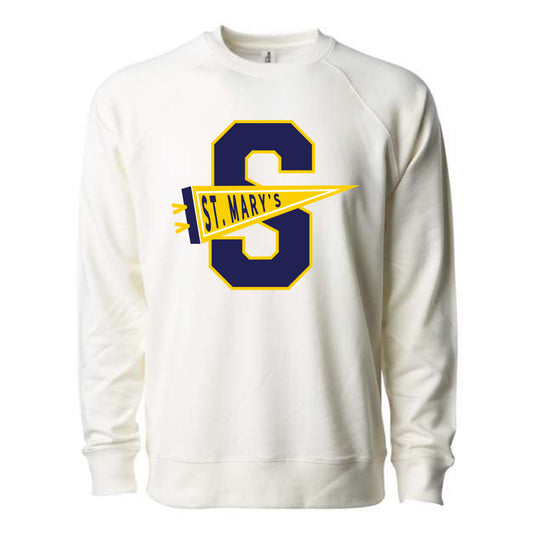 The St. Mary's Pennant | Bone Crewneck Sweatshirt