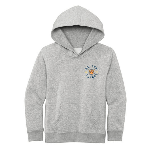 The St Ann Circle design | Youth Light Heather Grey Hoodie