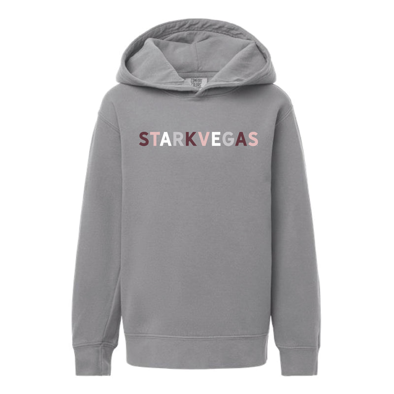 The Stark Vegas Multi | Youth Grey Hooded Sweatshirt