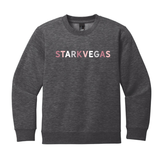 The Stark Vegas Multi | Youth Heather Charcoal Crewneck