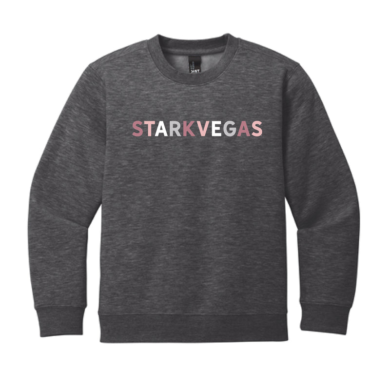 The Stark Vegas Multi | Youth Heather Charcoal Crewneck