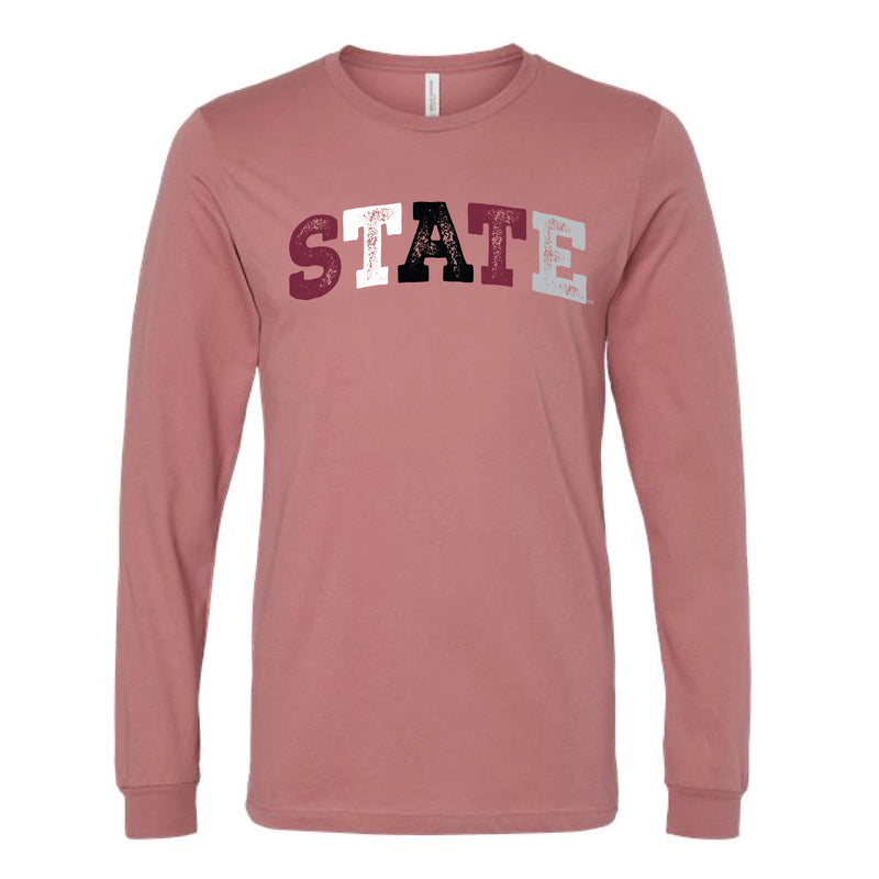 The State Arch Multi | Mauve Long Sleeve