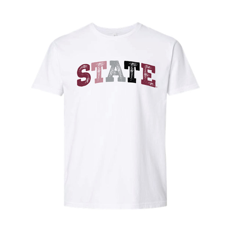 The State Arch Multi | White Tee