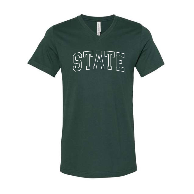 The State Outline | Forest V-Neck