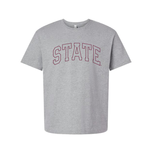 The State Arch Outline | Athletic Heather Tee
