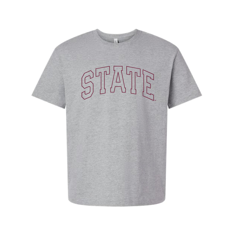 The State Arch Outline | Athletic Heather Tee