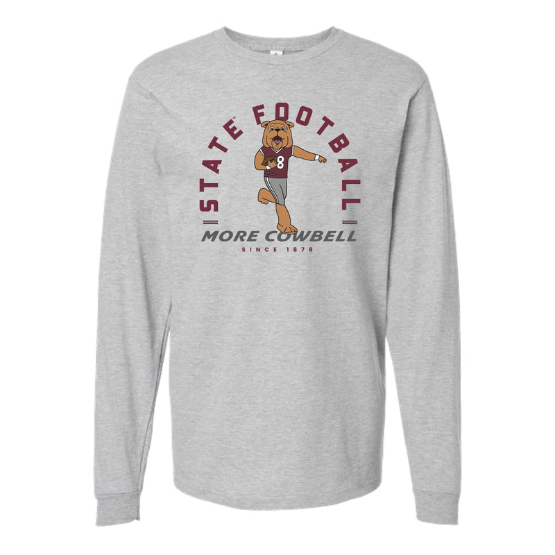 The State Football 1878 | Heather Grey Long Sleeve