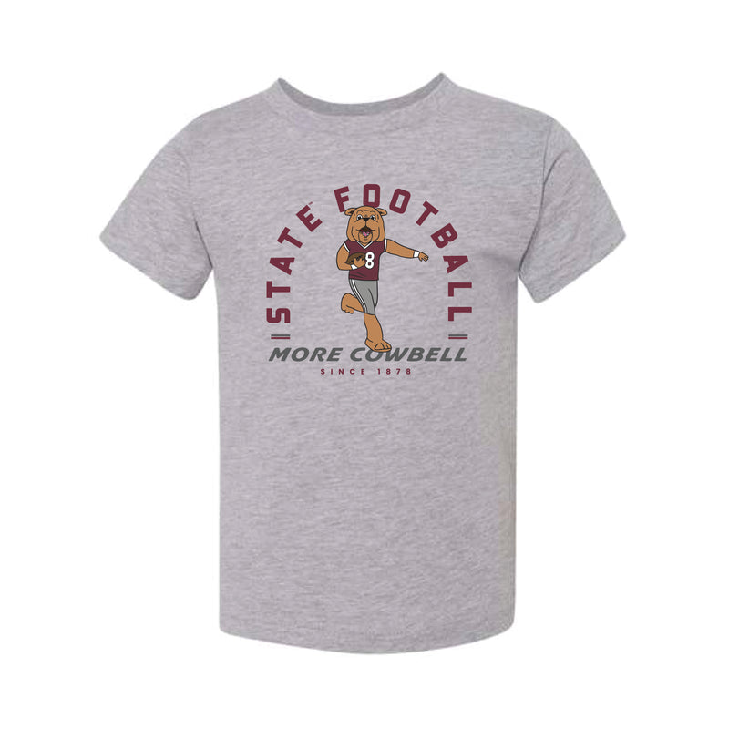 The State Football 1878 | Toddler Athletic Heather Tee