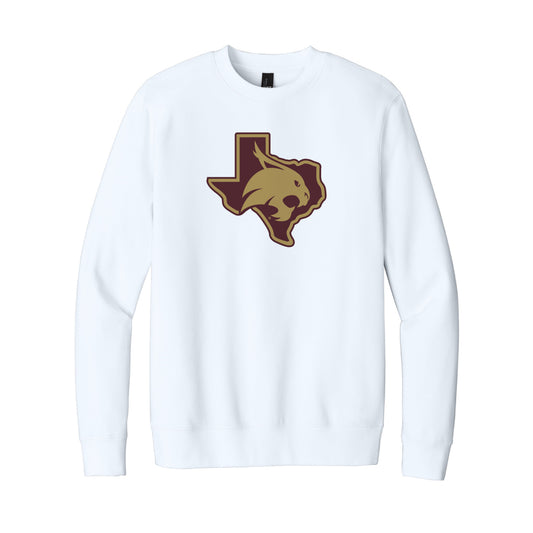 The State of Texas Logo | White Sweatshirt