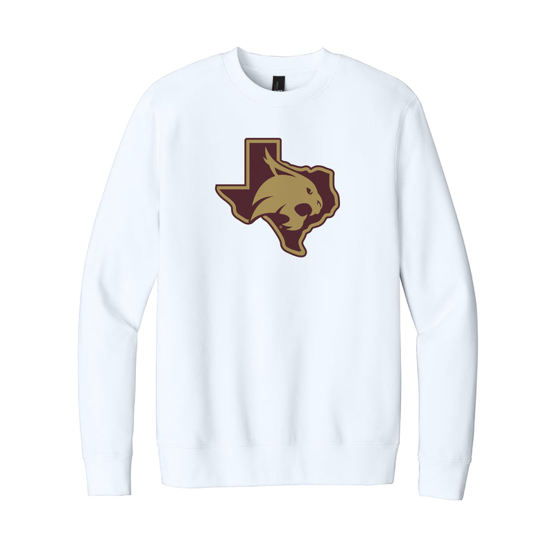 The State of Texas Logo | White Sweatshirt