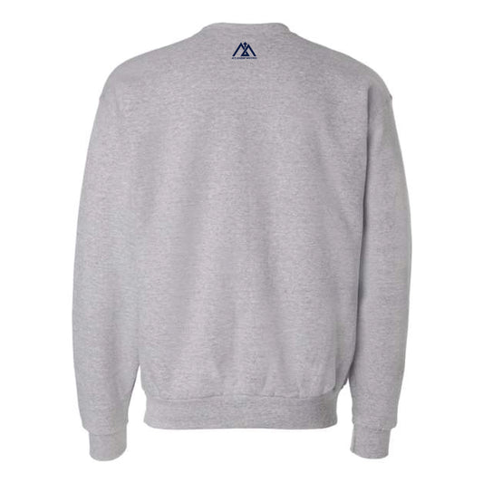 The Stewardship Stripes | Adult Light Steel Crewneck Sweatshirt