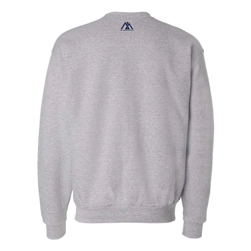 The Stewardship Stripes | Adult Light Steel Crewneck Sweatshirt