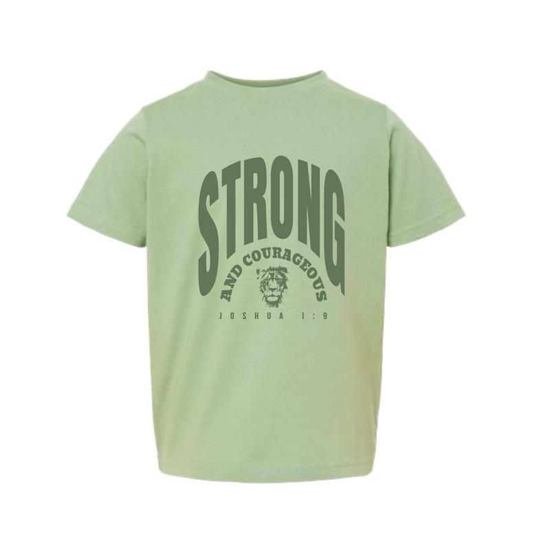 The Strong & Courageous | Sage Toddler Tee